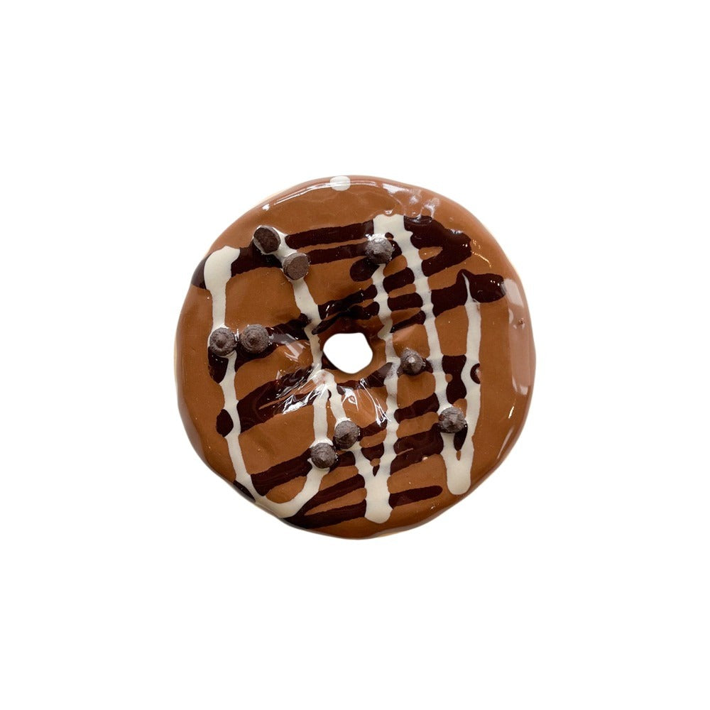 Triple Chocolate Donut With Chips