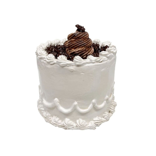 Chocolate Star Topped Vanilla Cake 16