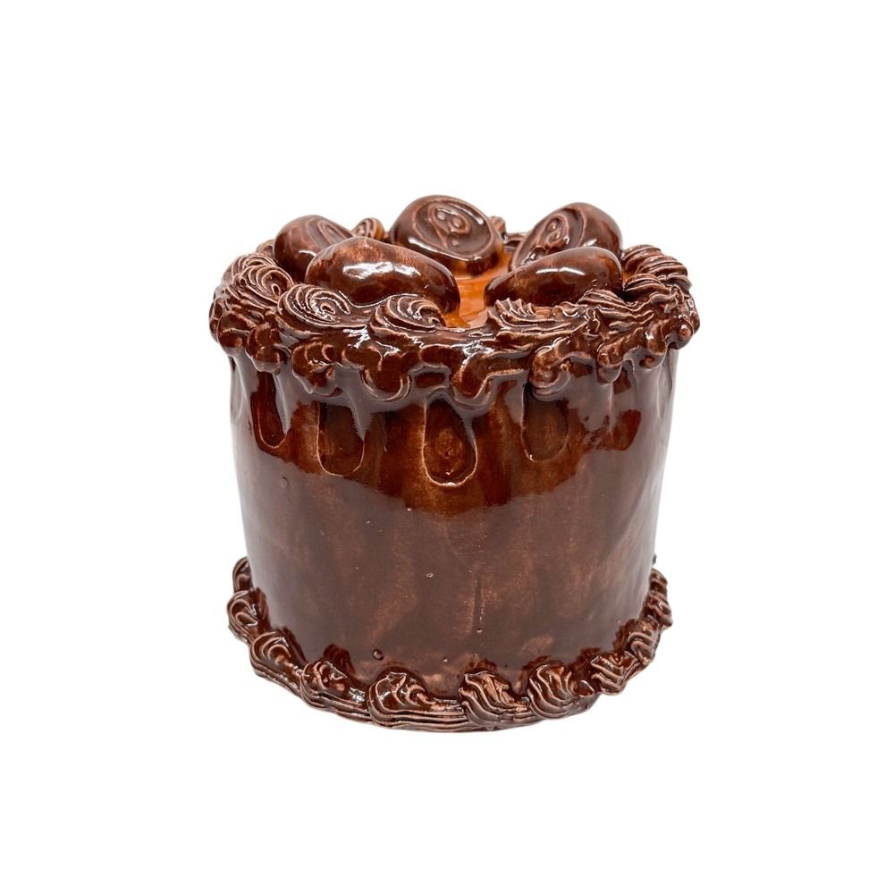 Chocolate Caramel Cake With Medallions 9
