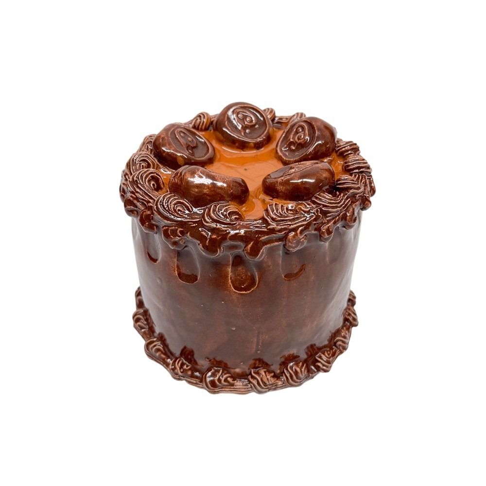Chocolate Caramel Cake With Medallions 9