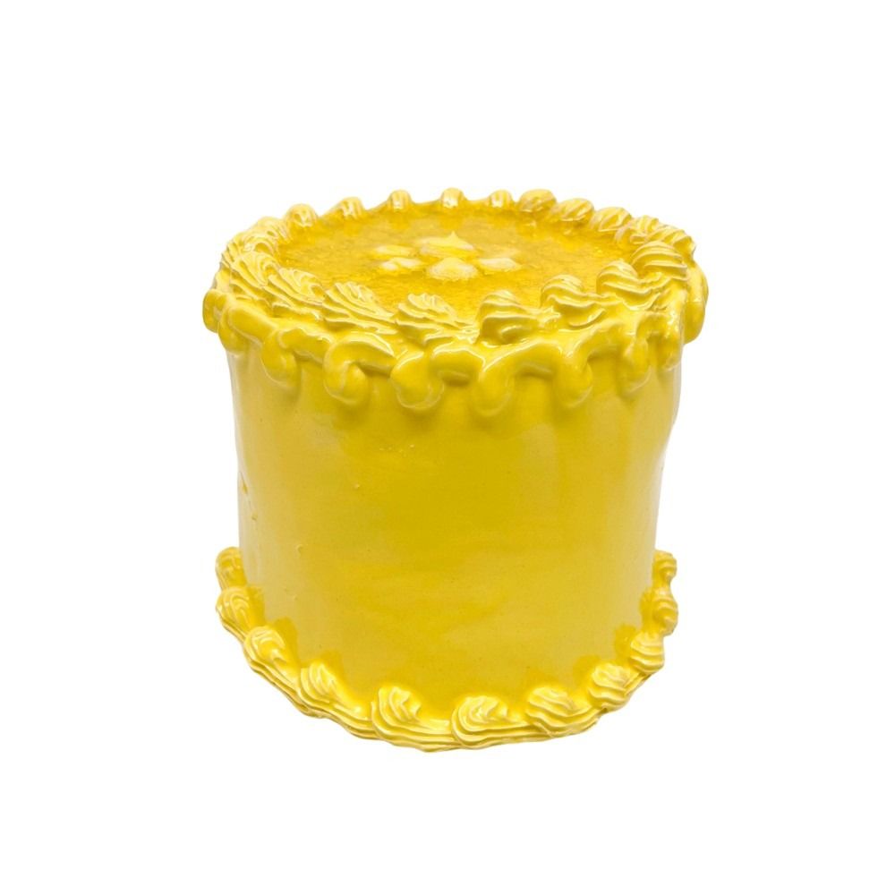 Lemon Filled Cake With Flower 12