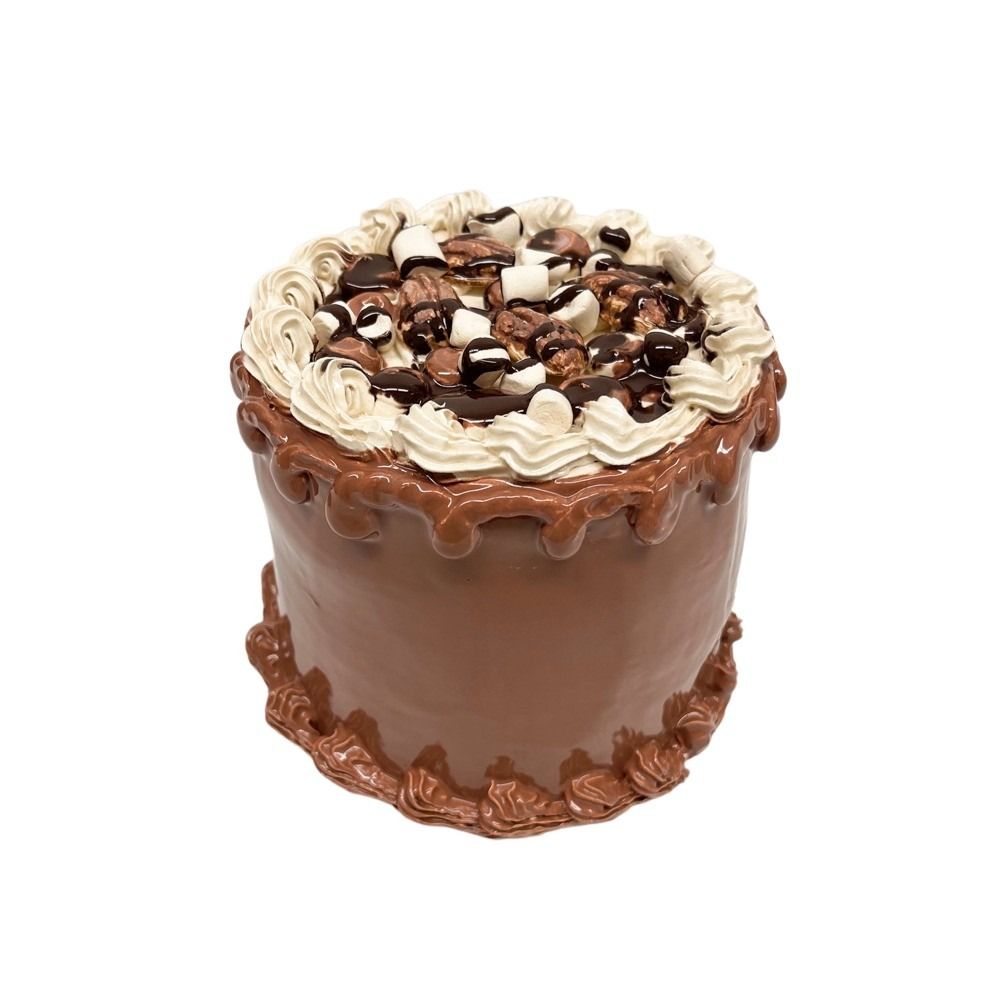 Milk Chocolate Cake With Pecans, Marshmallows & Drizzle 7