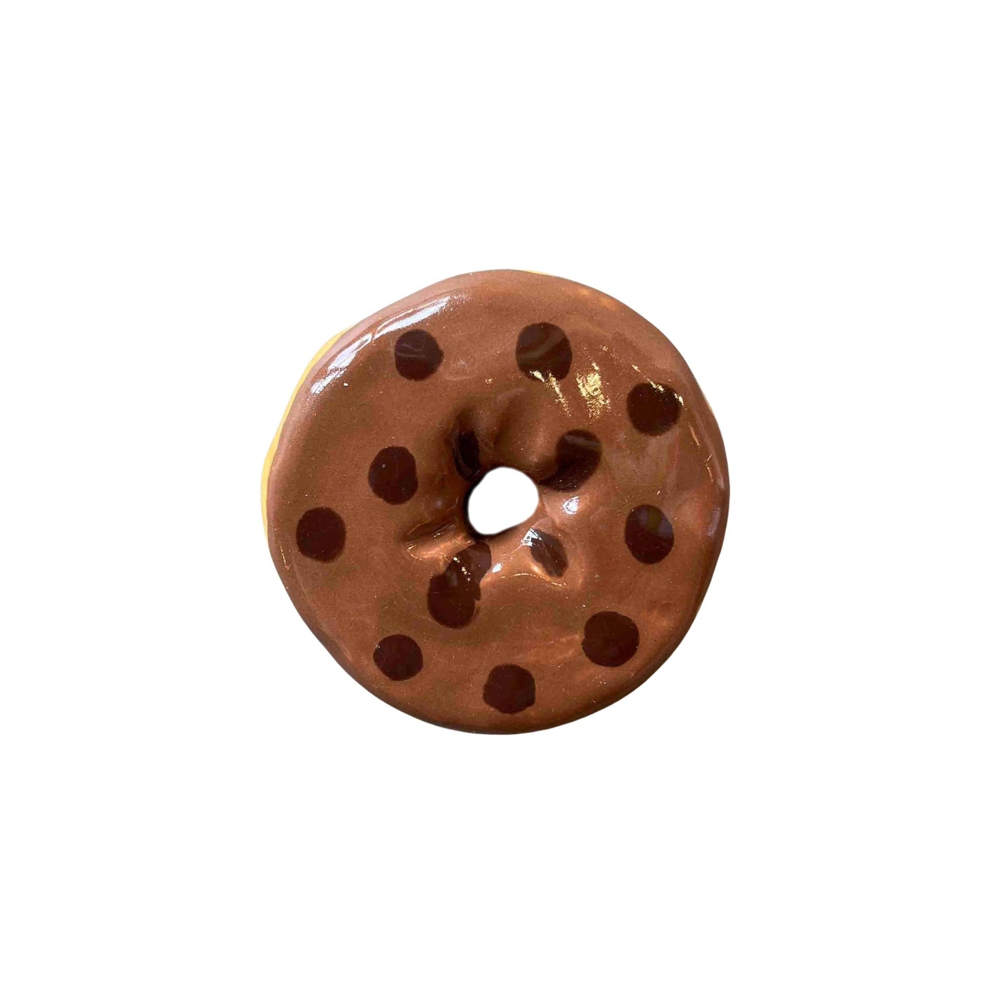 Mocha Dot Donut