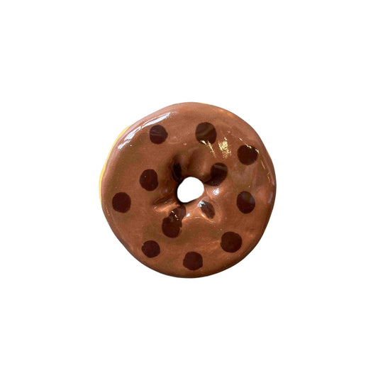 Mocha Dot Donut