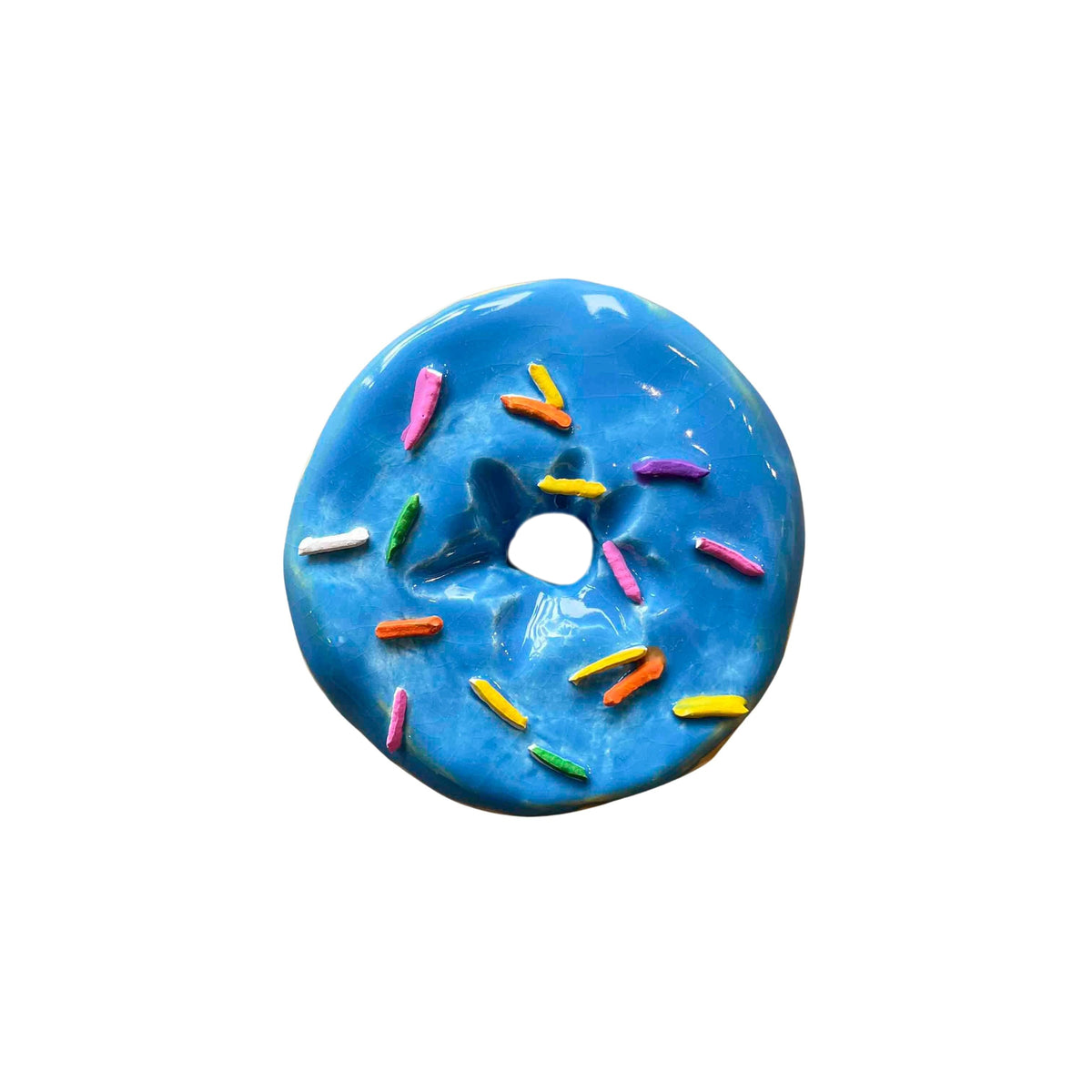 Blue Raspberry Multi Sprinkle Donut