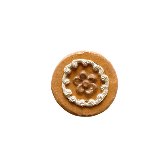 Gingerbread Cookie With Flower