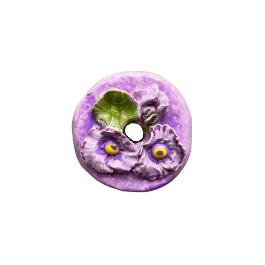 Georgia O'Keefe Petunias Donut