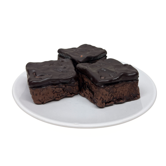 Three Plated Brownies 24