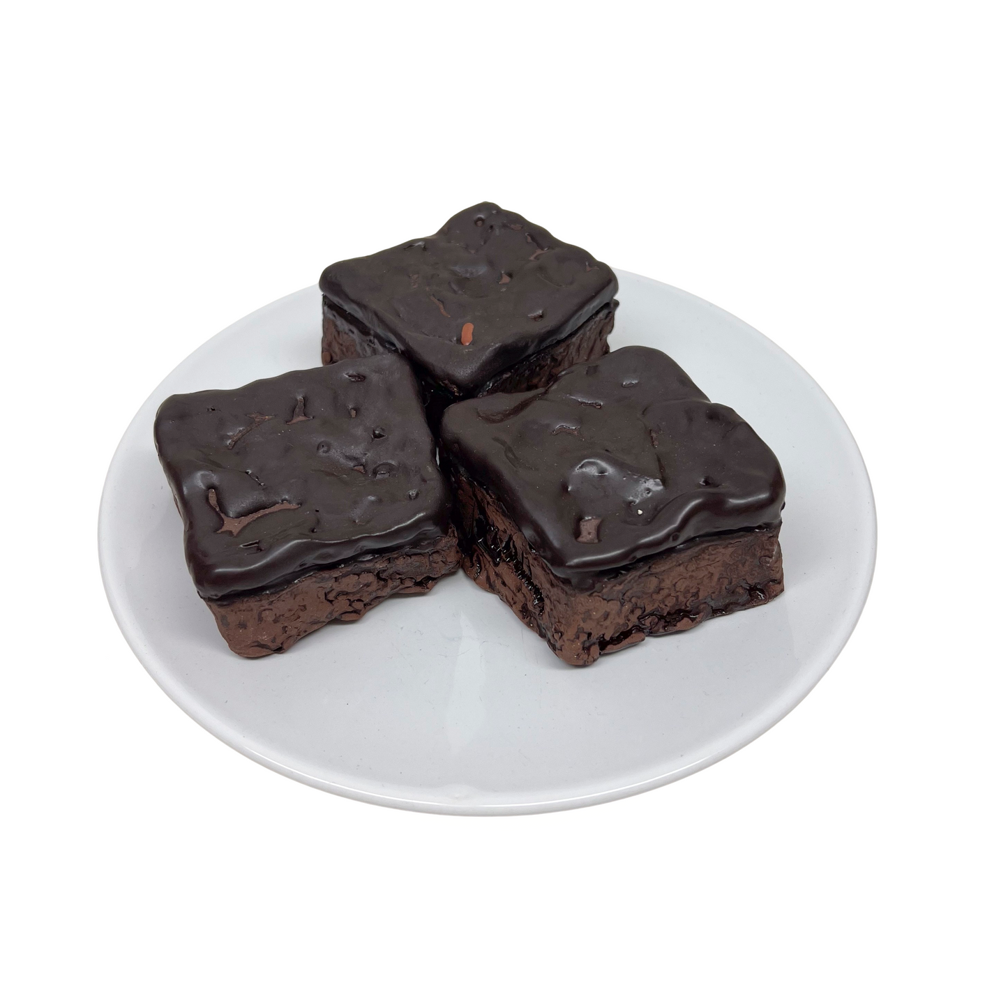 Three Plated Brownies 24