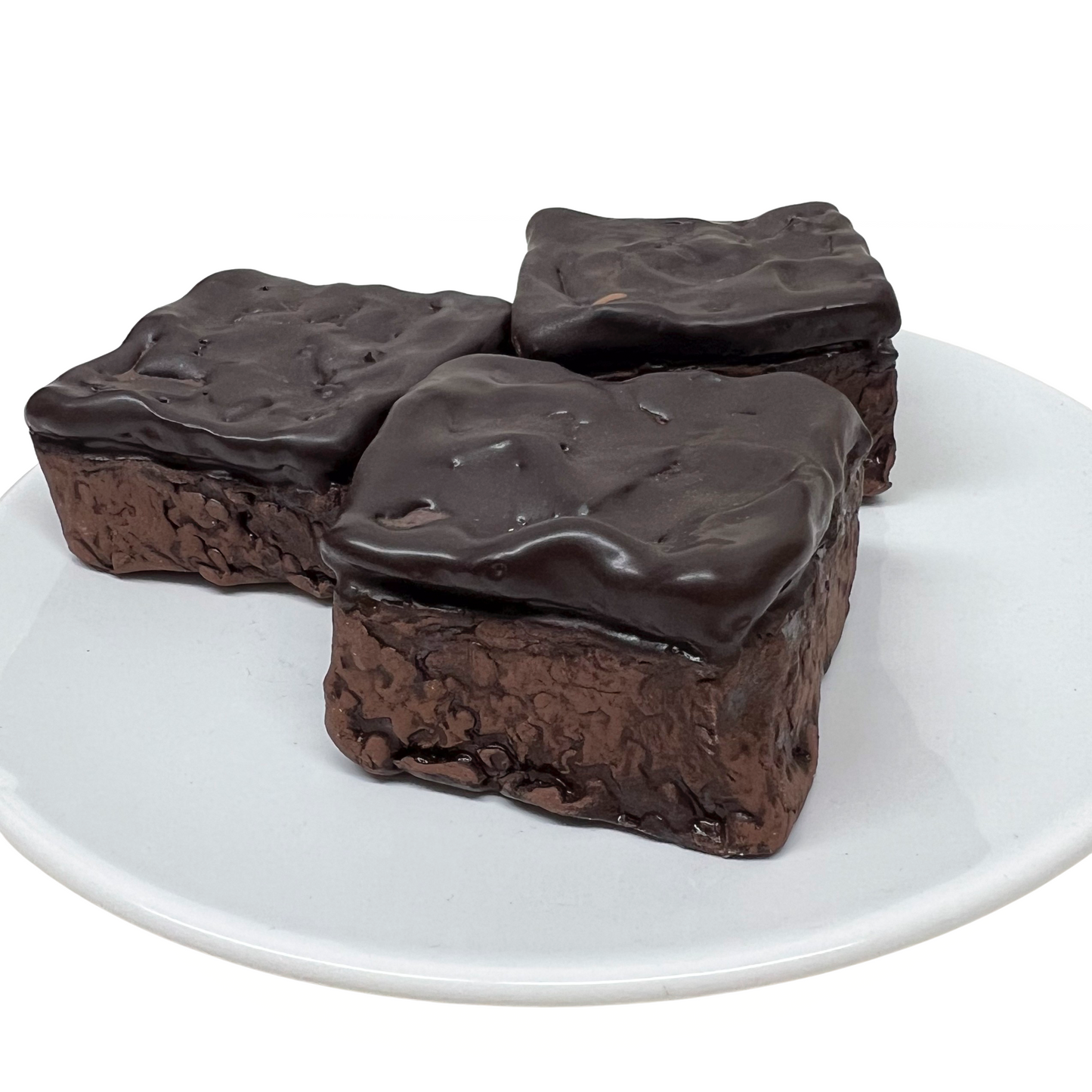 Three Plated Brownies 24