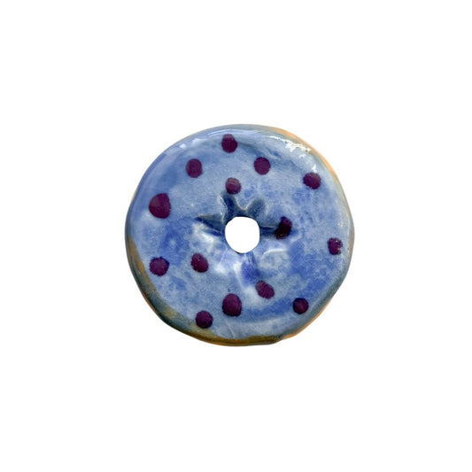 Blueberry Donut With Dots