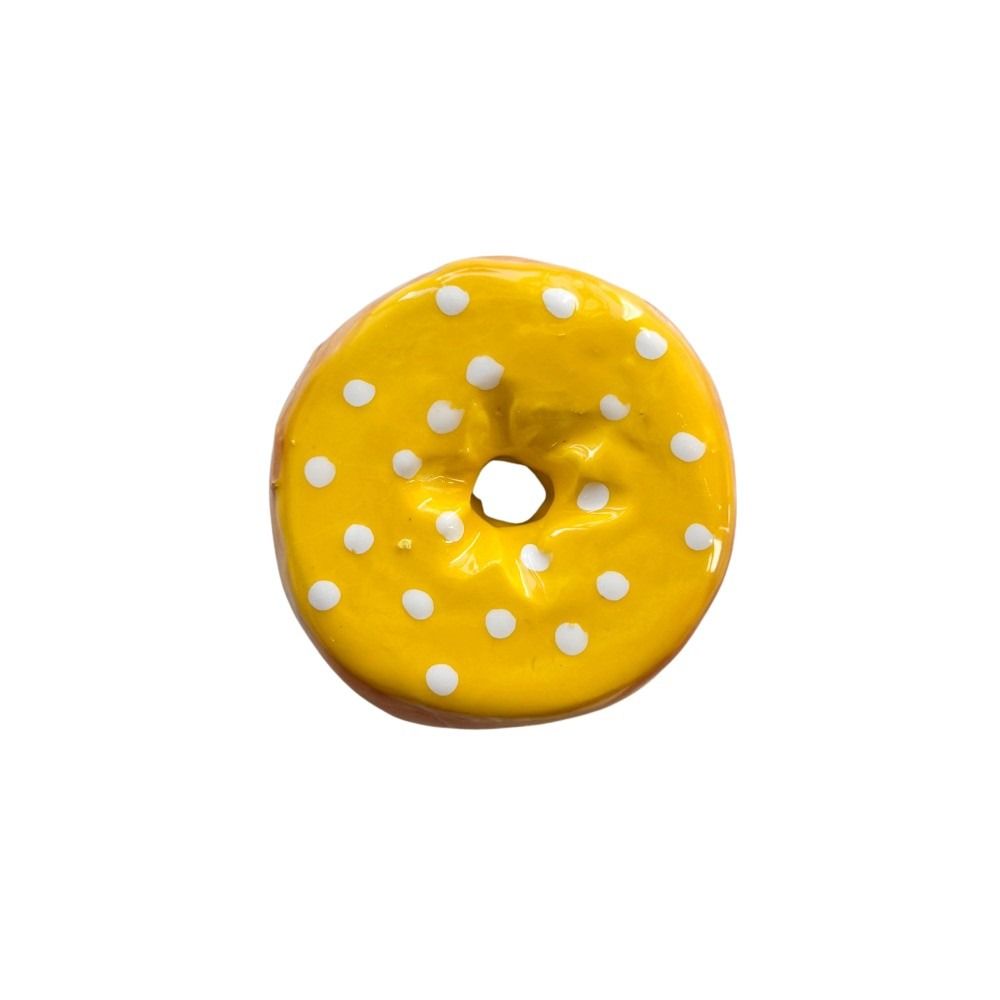 Lemon Donut With Dots