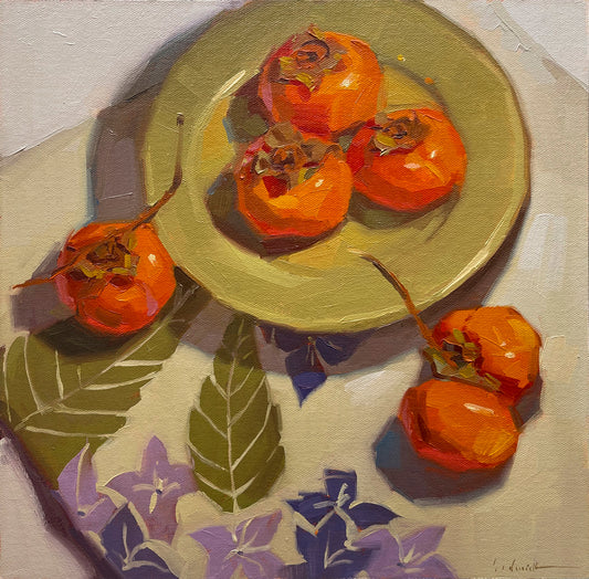 Persimmons On Pattern