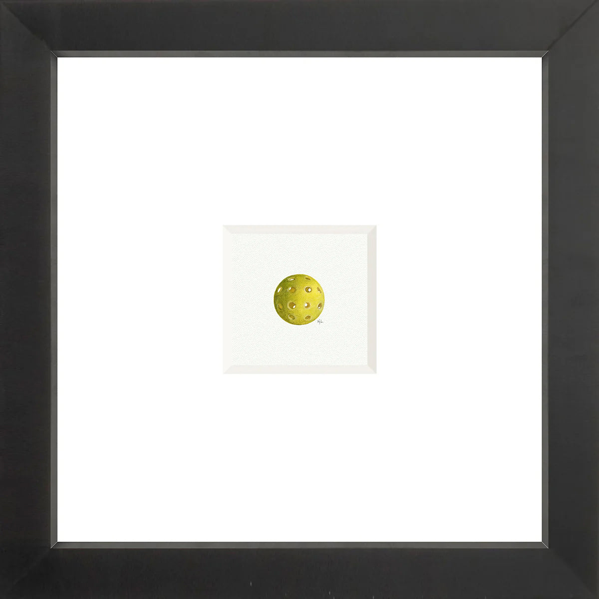 Pickleball Miniature Watercolor Print
