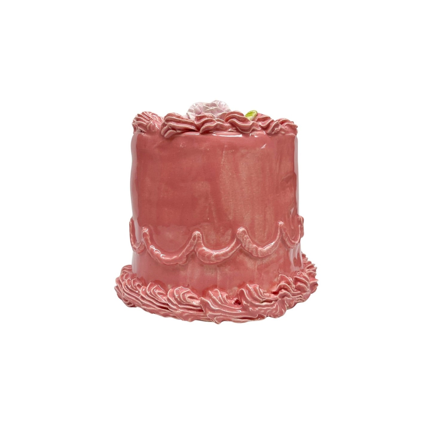 Petite Rose Topped Strawberry Cake 7