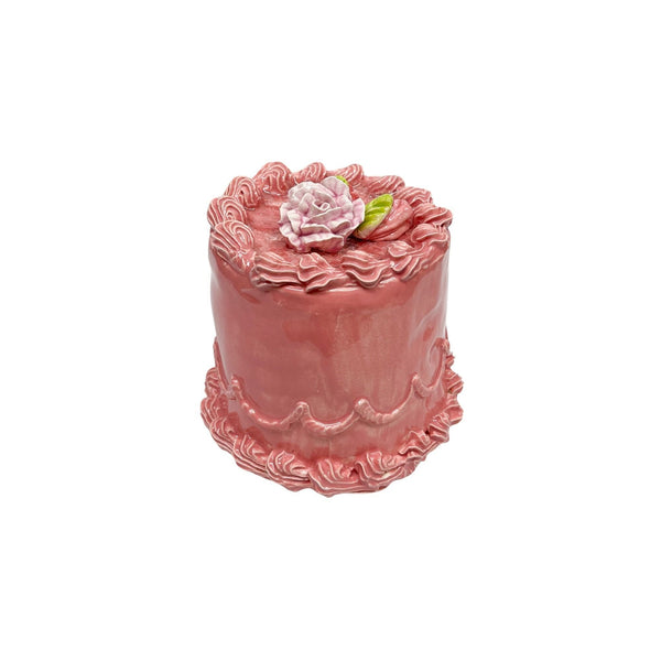 Petite Rose Topped Strawberry Cake 7
