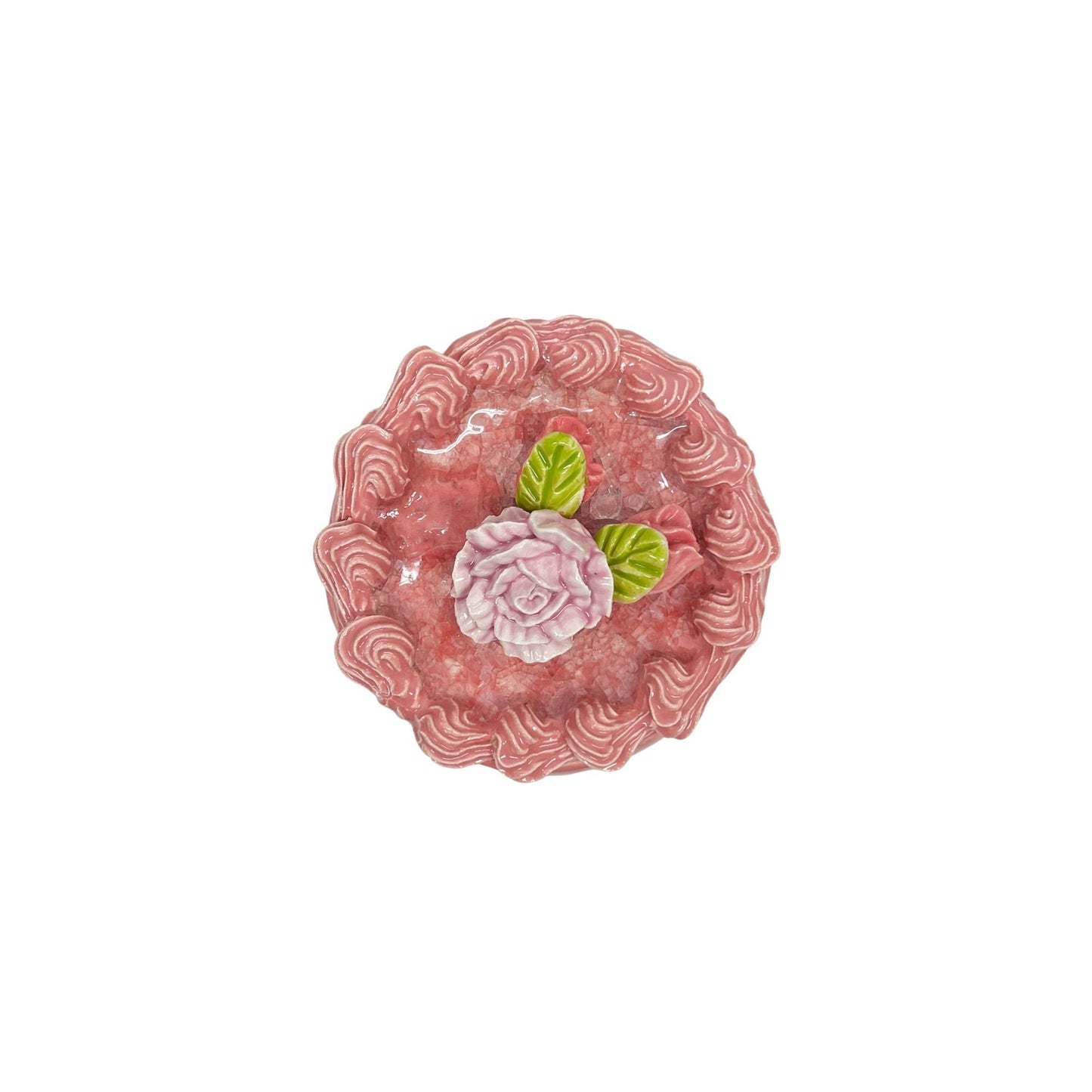 Petite Rose Topped Strawberry Cake 7